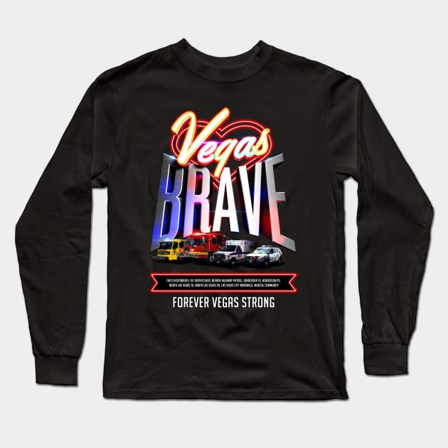 Vegas Brave Long Sleeve T-Shirt by dmlofton702